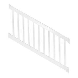 1 212 6 Vanderbilt 3 Ft H X 8 Ft W White Vinyl Stair Railing Kit Fr8 7 10 20 Auction Crossroads Auction House